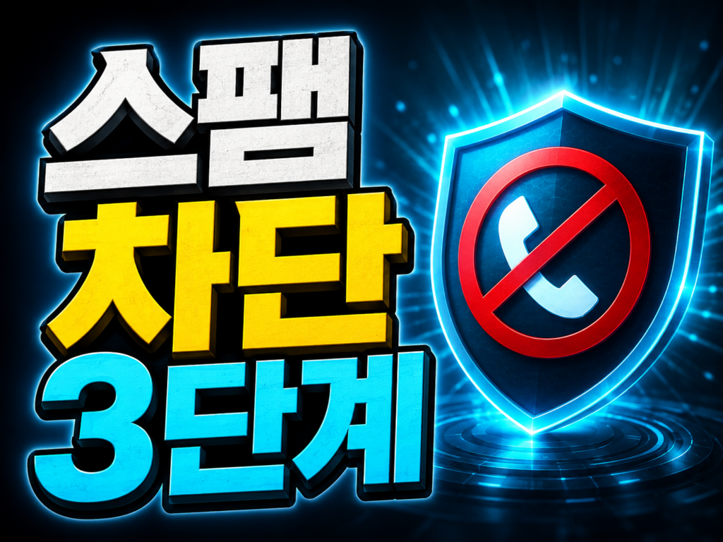 스팸 전화·문자 차단 3단계 총정리 2026 (갤럭시·아이폰)