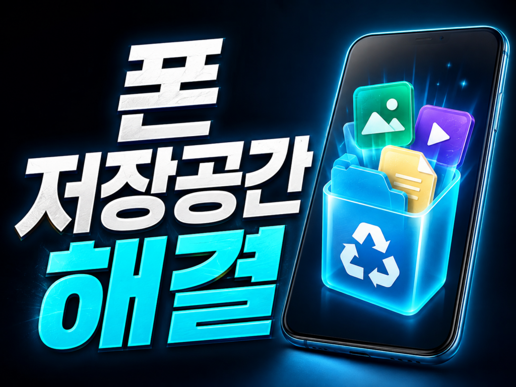 스마트폰 저장공간 부족 해결 완벽 가이드: 아이폰 시스템 데이터·갤럭시 기타 용량 줄이기
