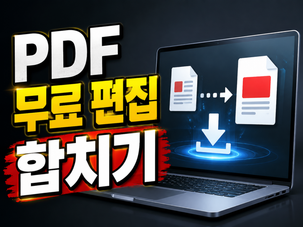 PDF 무료 편집·합치기·용량 줄이기 완벽 가이드 (2026): 프로그램 설치부터 암호 해제까지