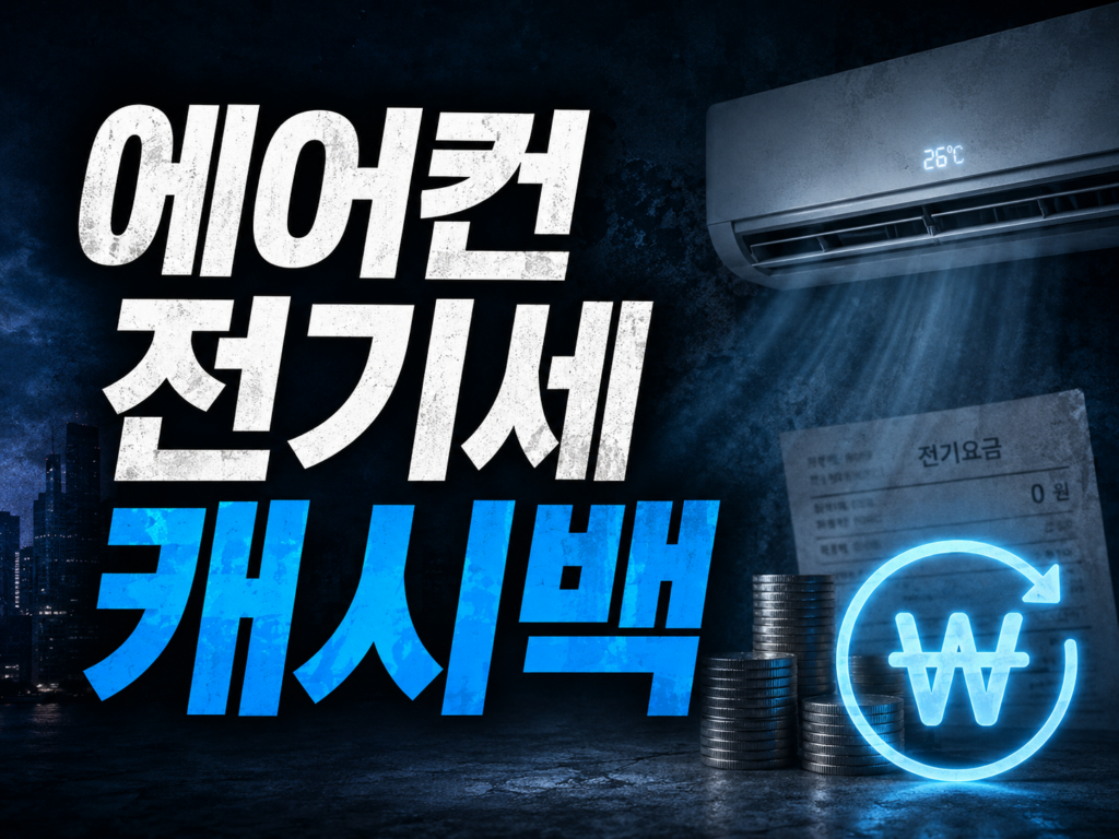 에어컨 전기세 무섭다면 확인하세요 – 450kWh 여름 전기요금 누진제 완화와 캐시백·바우처 2026 완전 가이드