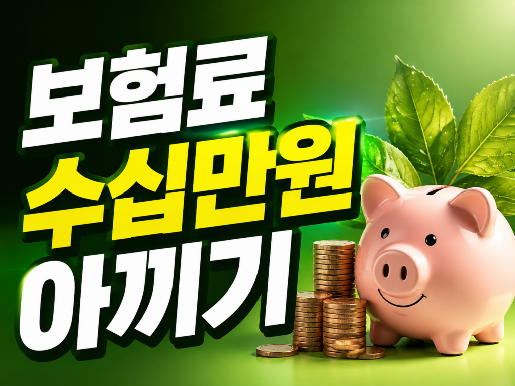 자동차보험료 낮추는 법 — 갱신 때 수십만원 아끼는 순서