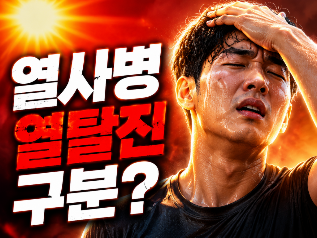 온열질환 응급처치 2026 — 열사병·열탈진 구분과 골든타임 대처법