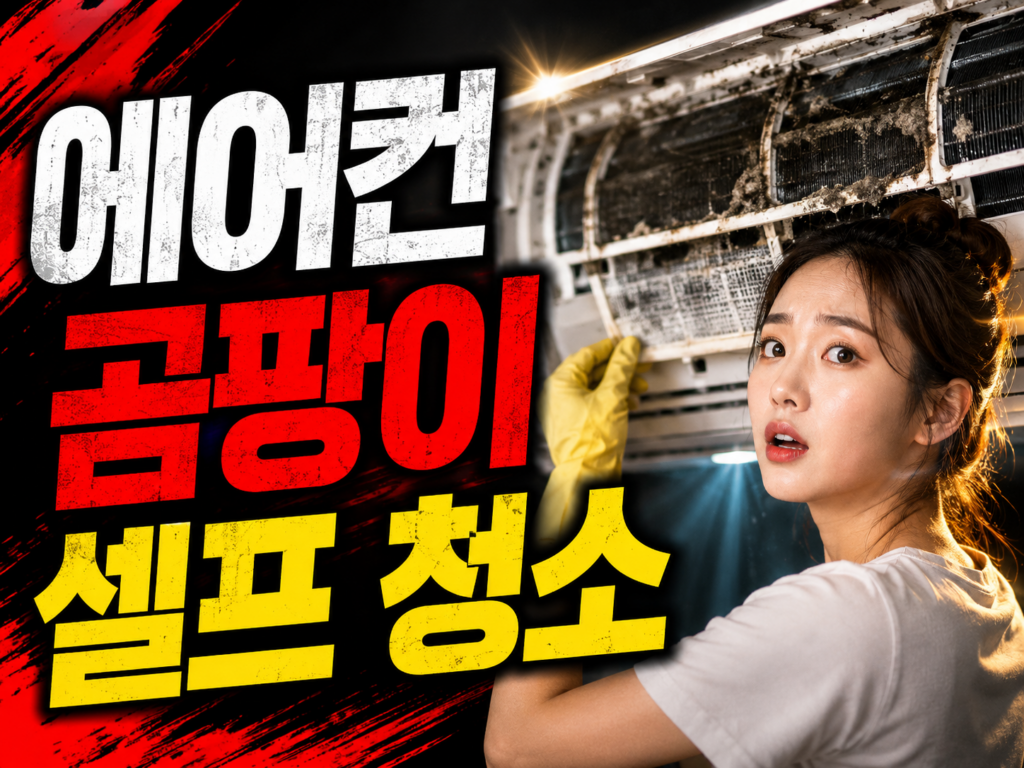 에어컨 냄새·곰팡이 셀프 청소법 2026: 필터·냉각핀·송풍 건조