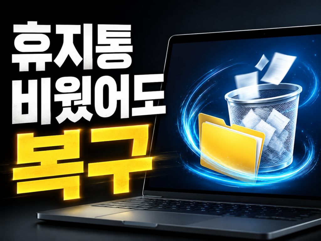 실수로 삭제한 파일 복구하는 법 — 무료 프로그램 레쿠바