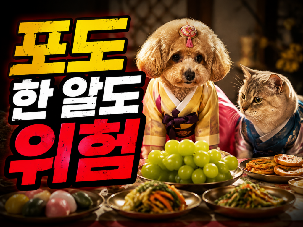 추석 강아지 고양이 먹으면 안 되는 음식 — 먹었을 때 대처법