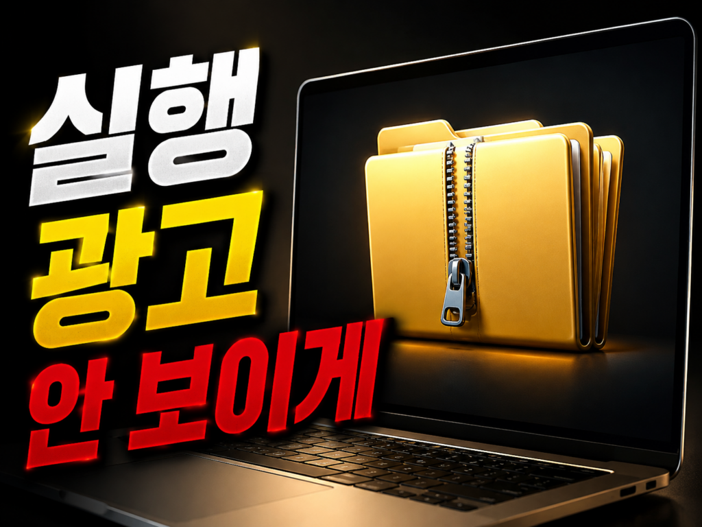 무료 압축 프로그램 반디집, 광고 없이 안전하게 설치하는 법