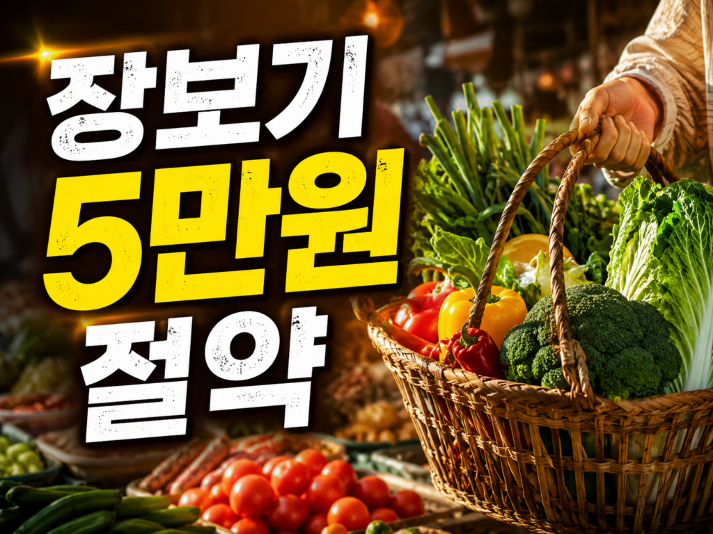 추석 온누리상품권 할인, 전통시장 장보기 5만원 아끼는 순서