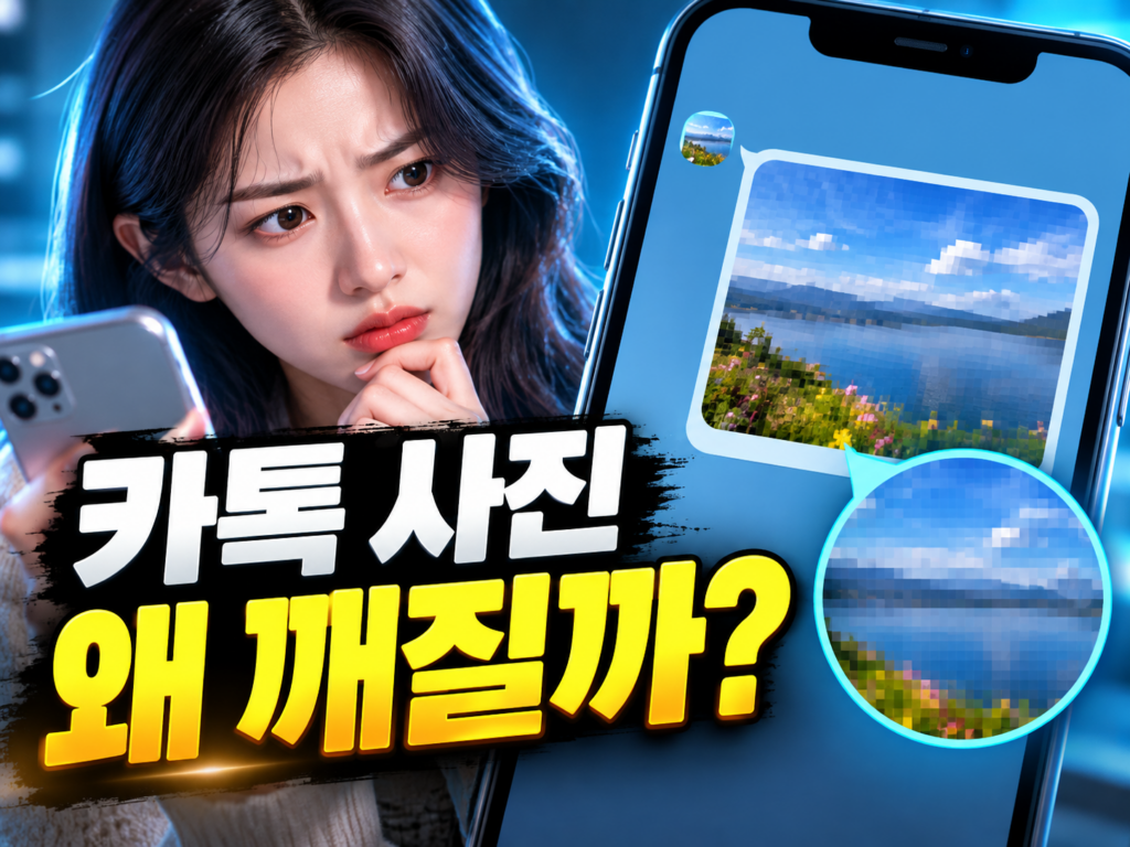 카카오톡 사진 원본 화질로 보내기 — 깨짐 없이 전송하는 법