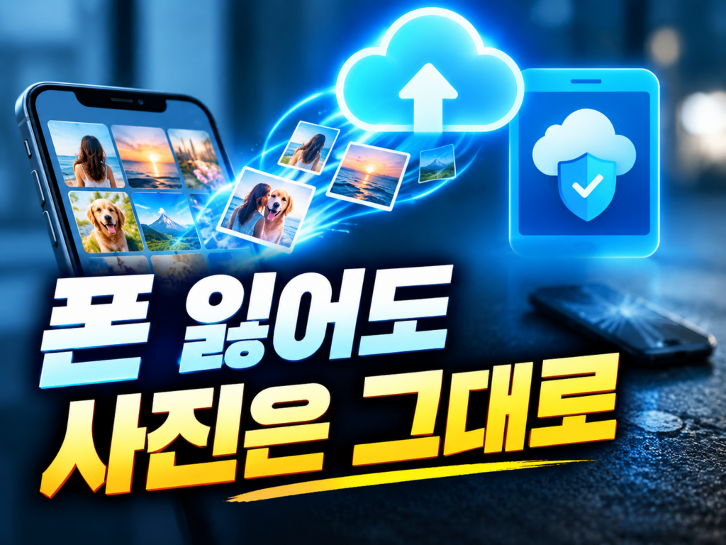 아이폰·갤럭시 사진 자동 백업 설정법 — 폰 바꿔도 사진 그대