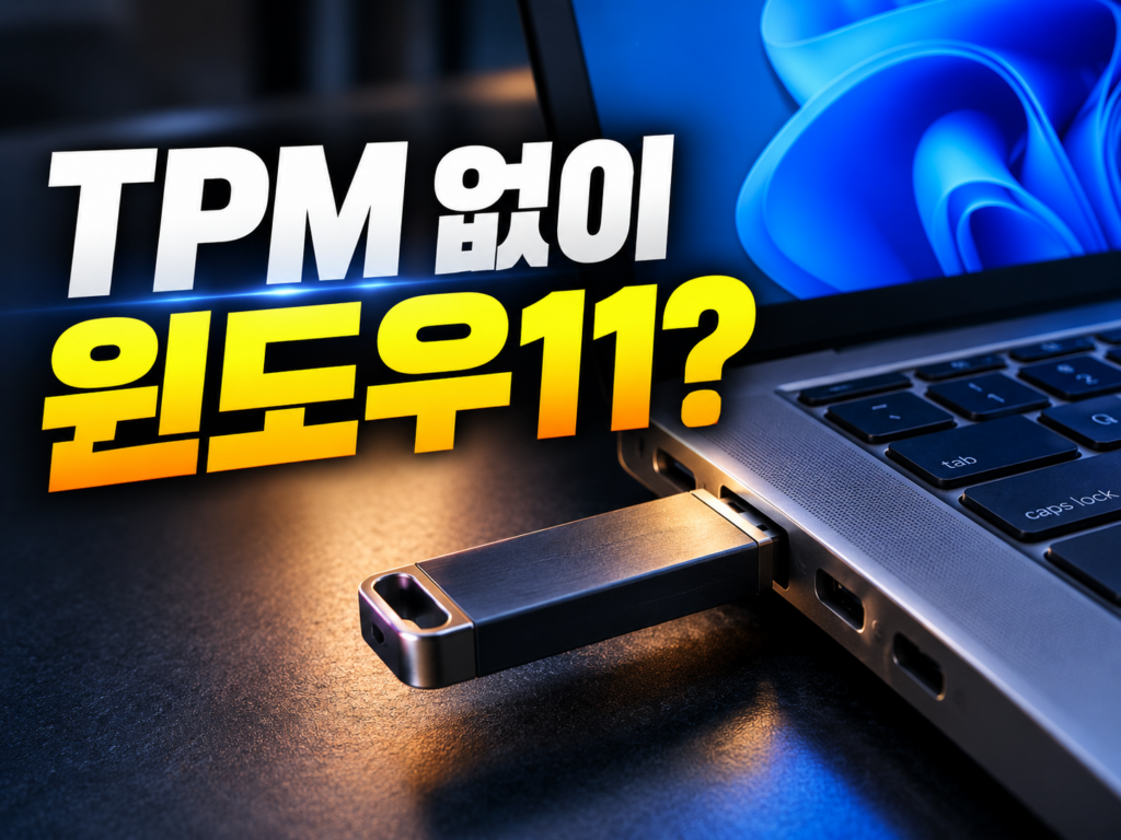 윈도우 설치 USB 만들기 — Rufus 사용법과 TPM 우회
