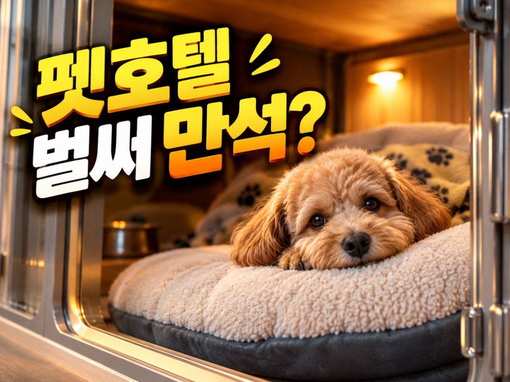추석 연휴 반려동물 맡기기 — 펫호텔·펫시터 마감 전 체크리스