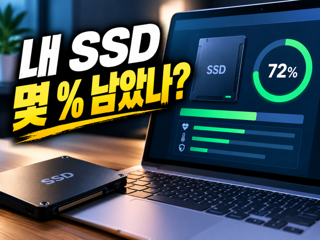 SSD 수명 확인 방법 — 크리스탈디스크인포 설치·사용법