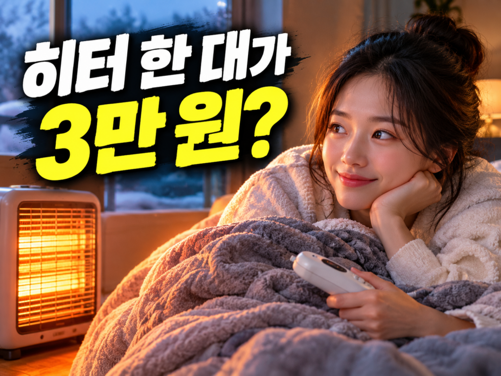 전기장판·온수매트·전기히터 한 달 전기요금, 직접 계산해 봤습니다