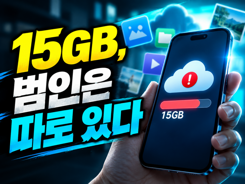 구글 저장공간 15GB 꽉 찼을 때 돈 안 내고 비우는 순서