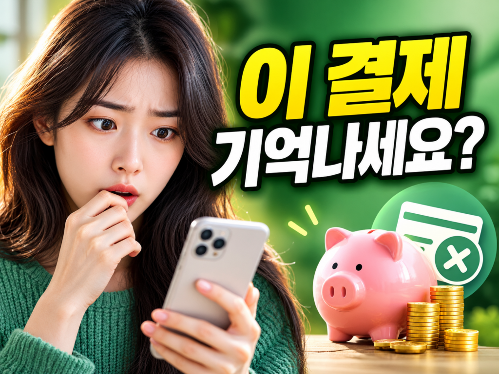 숨은 구독료 찾는 법: 아이폰·갤럭시·카드 내역에서 10분 만