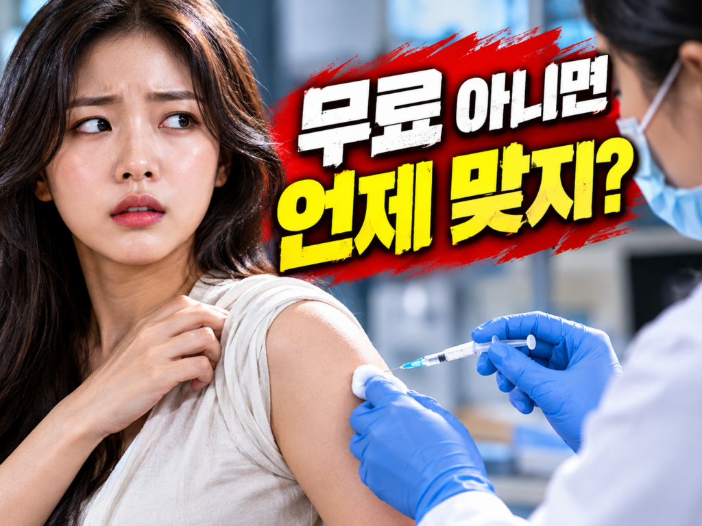 독감 무료 대상 아닌 성인, 유료 접종 언제 어디서 어떻게 맞