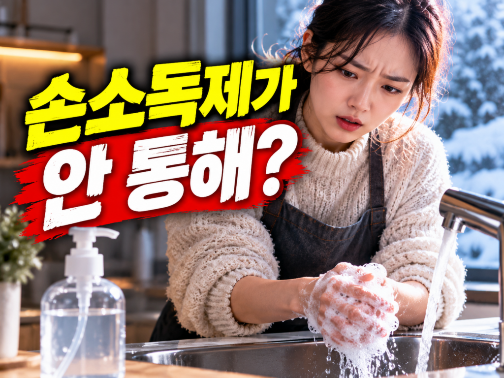 겨울 노로바이러스, 손소독제로는 못 막는다 — 집에서 지킬 5