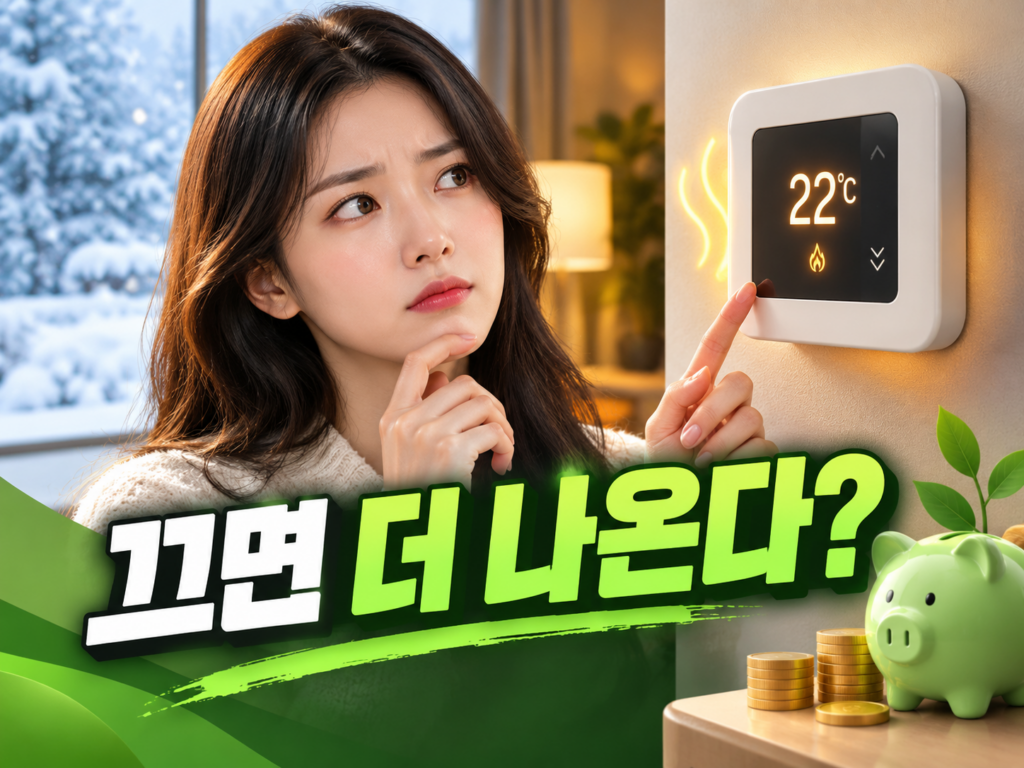 지역난방 아파트 난방비, 조절기 끄면 오히려 손해인 이유