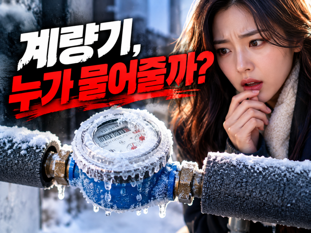 수도계량기 동파 예방 3단계와 터졌을 때 신고·교체비 정리