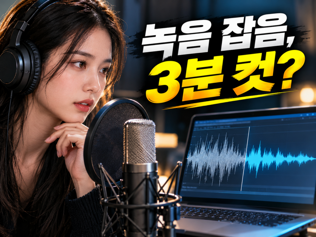 오디오 녹음 잡음 없애는 법, 오다시티 노이즈 제거·음량 맞춤·MP3 저장