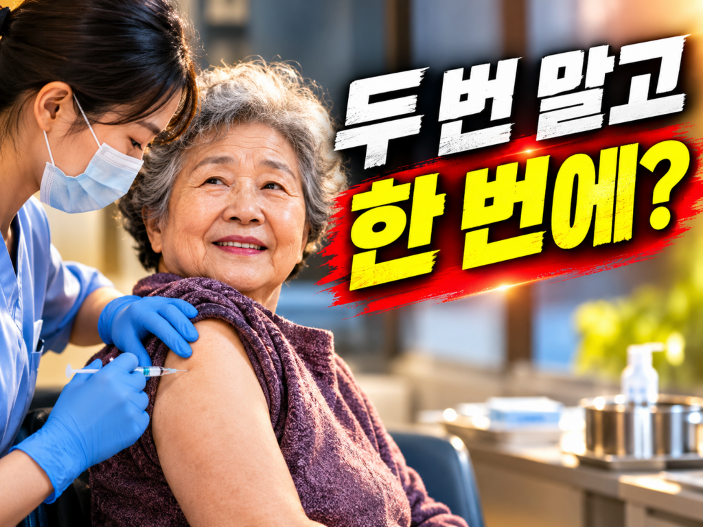 독감·코로나 동시접종 2026 — 부모님 한 번에 맞히는 순서와 무료 대상