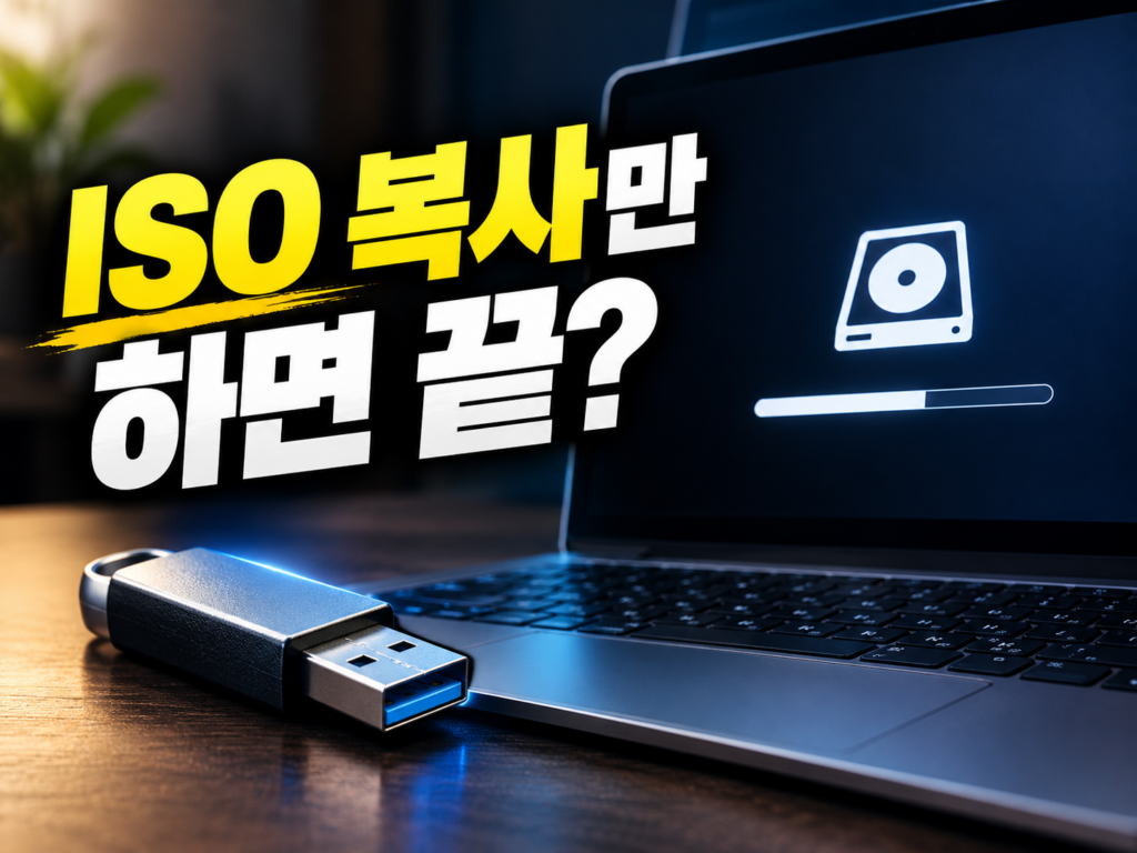 벤토이(Ventoy) 다운로드·사용법, ISO 파일 복사만 하