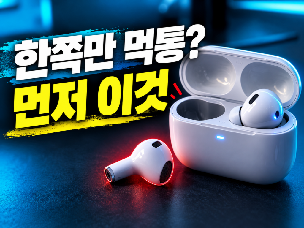 블루투스 이어폰 한쪽만 안 들릴 때, 5분 점검 순서와 초기화