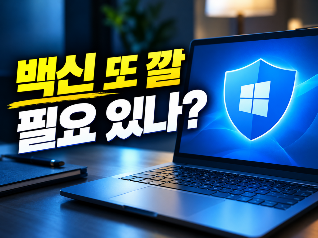 윈도우 백신 따로 깔아야 할까? Windows 보안 설정 3가