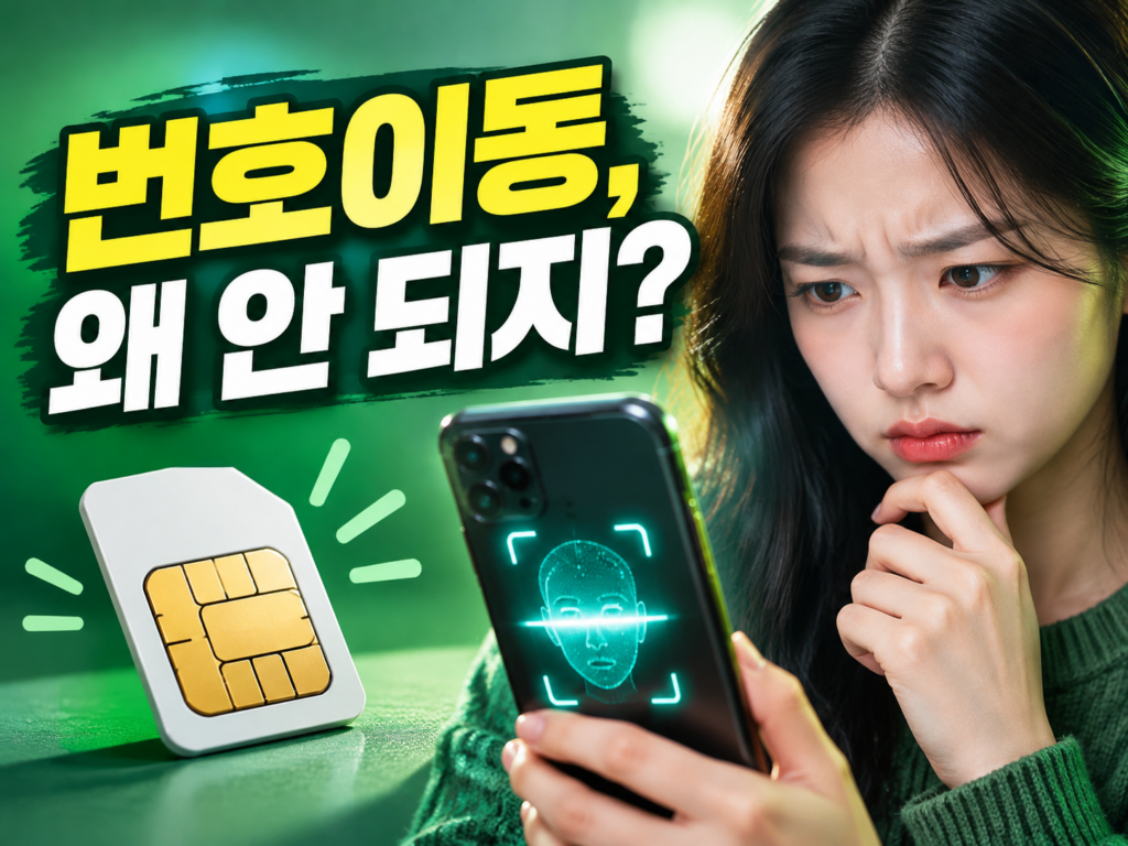 알뜰폰 번호이동 막힐 때 확인할 4가지 — 7월부터 안면인증