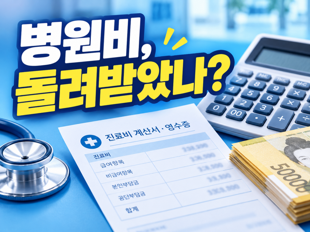 병원비 환급 안내문 못 받았다면, 본인부담상한제 직접 조회하는